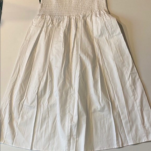 Wild Fable SZ Medium White Long Smocked Waist Flare Skirt New D30(e) - Picture 11 of 14